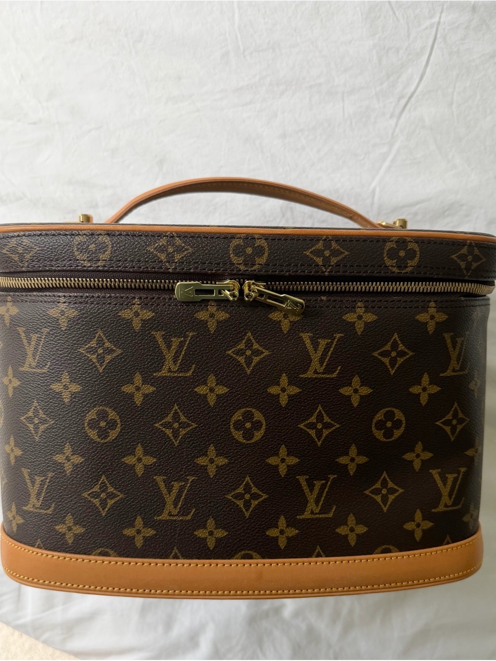 Louis Vuitton Monogram Canvas Train Case Vanity Bag